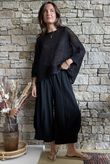 Conrad Grunge Loose Cotton Knit Black Pre order due 1 week 